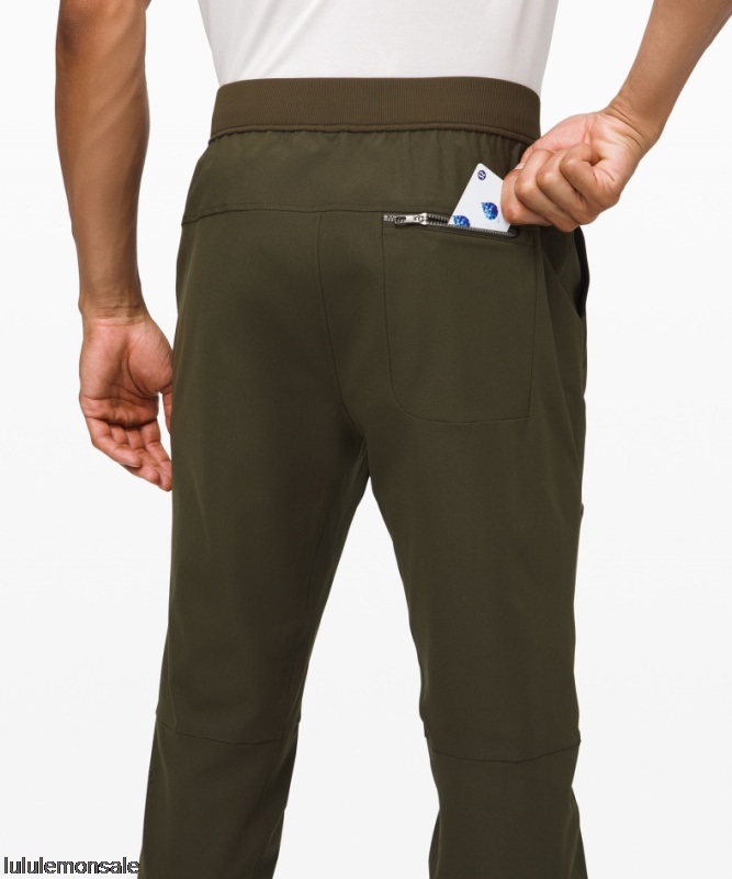 Lululemon Deutschland DELULU692 | Dark Olive Abc Jogger Warpstreme